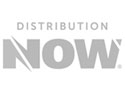 DNOW logo in grayscale.